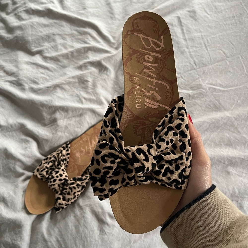 Leopard Print Sandals